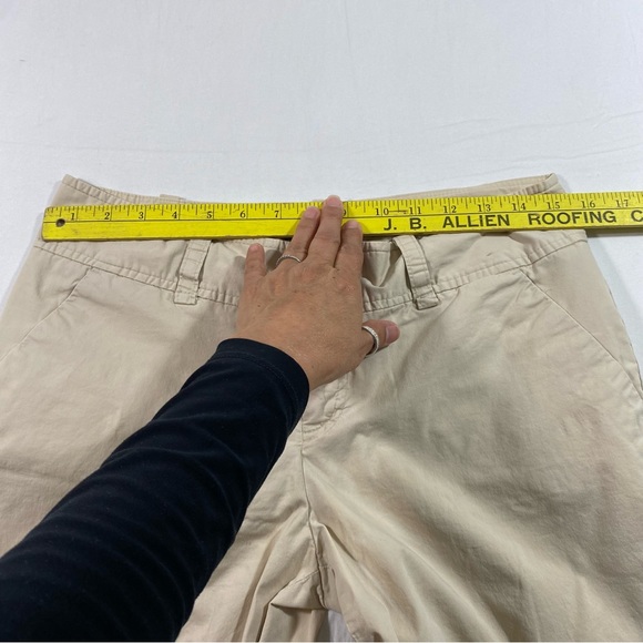 Mossimo Stretch Khaki Shorts Cuffed Pockets size 8 women’s shorts - Picture 6 of 8